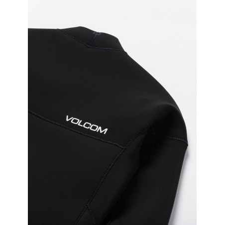 neoprene volcom femme  4/3mm zip avant - combi surf integrale