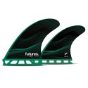 futures fins legacy series qf6 quad rtm hex gray black