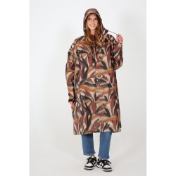 poncho surf after essential ikat brown