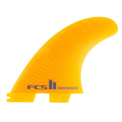 derives surf FCS II Performer Neo Glass Large Mango Tri Retail Fins