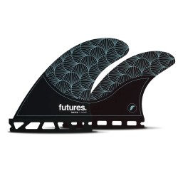 futures fins f6 alpha thruster series m carbon red