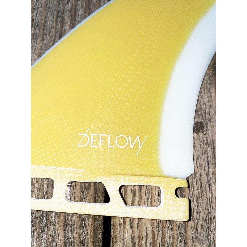 derive surf deflow duette mustard twin fin