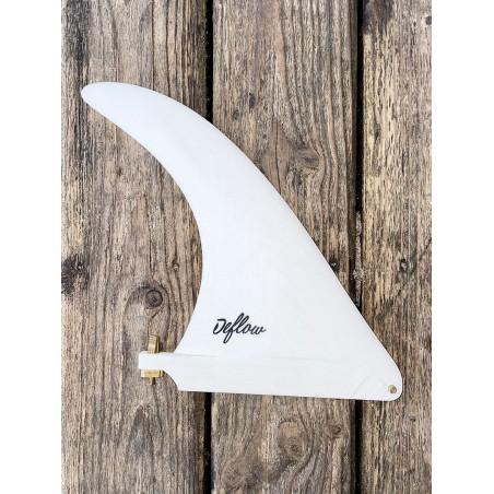 derive surf deflow cream white 7 single fin