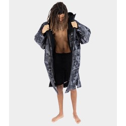 poncho surf after essential ikat brown