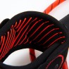 leash surf 6' FCS Freedom Helix All Round Leash Red Black
