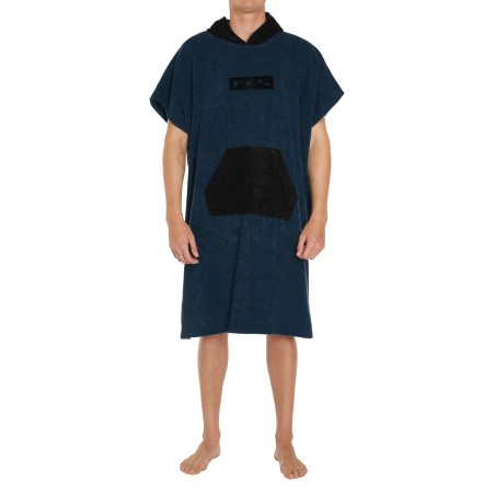 poncho surf FCS towel Poncho Navy Black