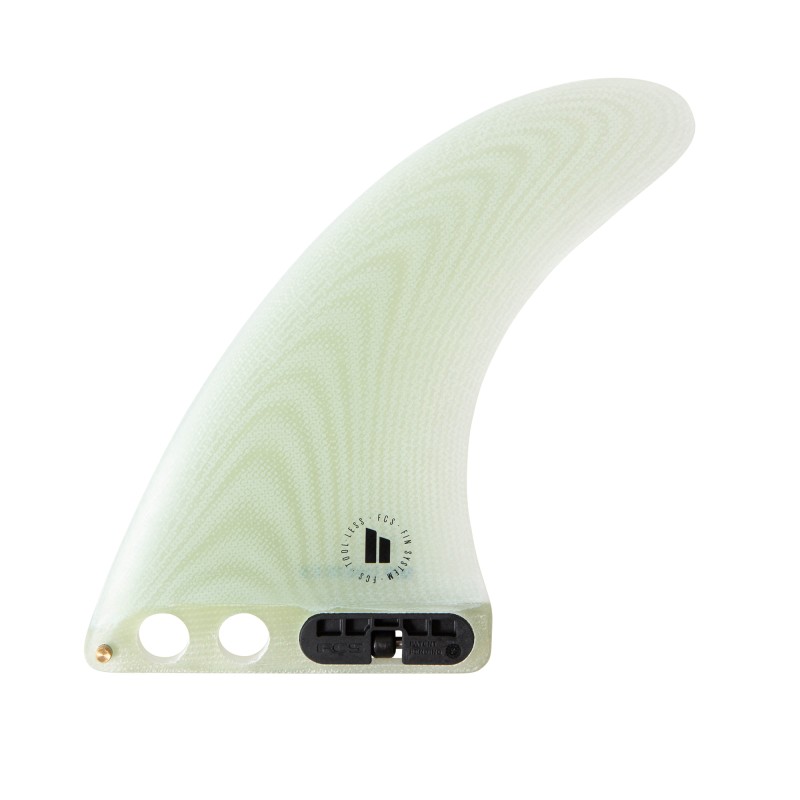 Dérive Surf FCS II 7" Mid Single PG Clear – Single Fin Polyvalente