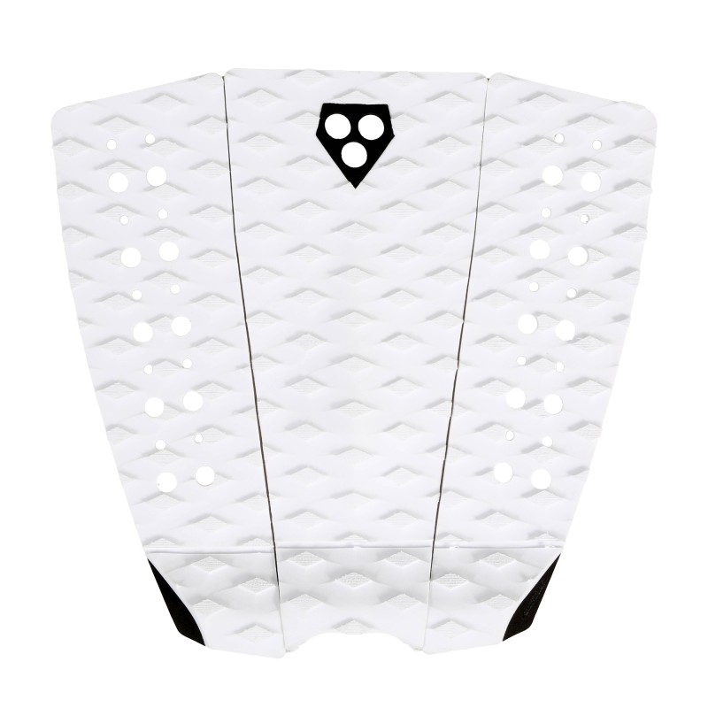 Pad de Surf Gorilla Phat Three White Black – Large Grip 3 Pièces pour Fish et Planches Épaisses