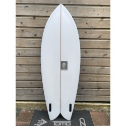 surf christenson 5'8 chris fish swallow tail futures fin