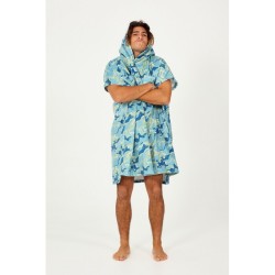 Poncho Surf After Essential Camo Series Blue