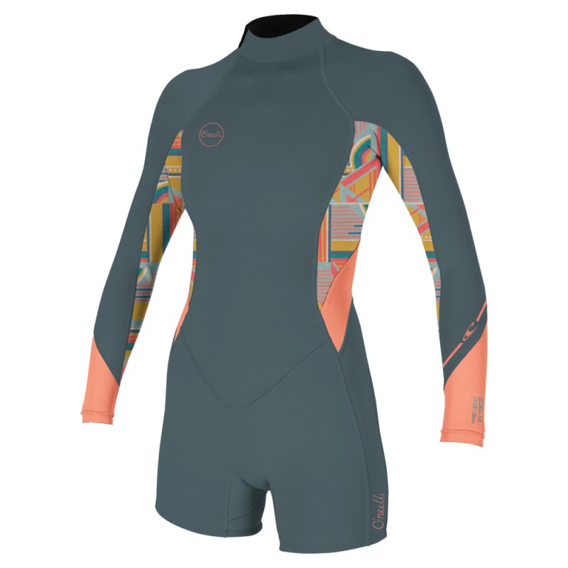 Oneill wms Bahia - combi surf shorty manches longues