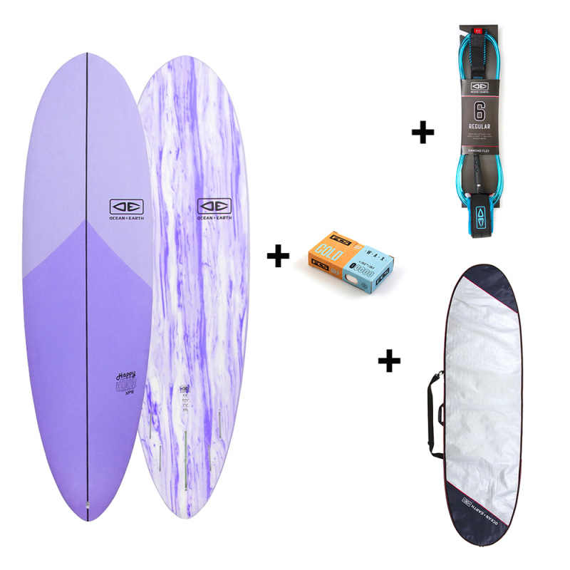 Pack surf mousse 6'6 Ocean Earth HAPPY HOUR EPOXY SOFT