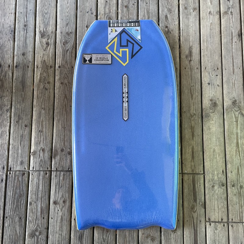 bodyboard 41 Hubboards HUBB DELUXE PE BAT Black-Cool Blue