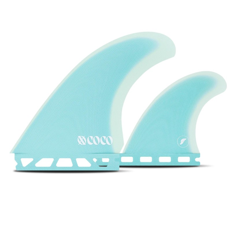 Dérives Futures Fins Xo Coco Blue (Twin +1) – Vitesse, Flow & Polyvalence