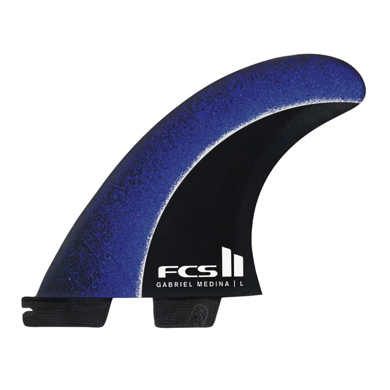 dérives surf FCS II GM PC Aircore Blue Medium Tri