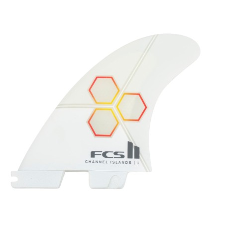 Dérives de Surf FCS II CI PC Medium White/Flame – Thruster