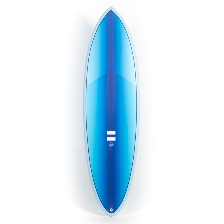 Planche de Surf 6'6" Indio Endurance Racer New Stripes – Polyvalente, Robuste et Accessible