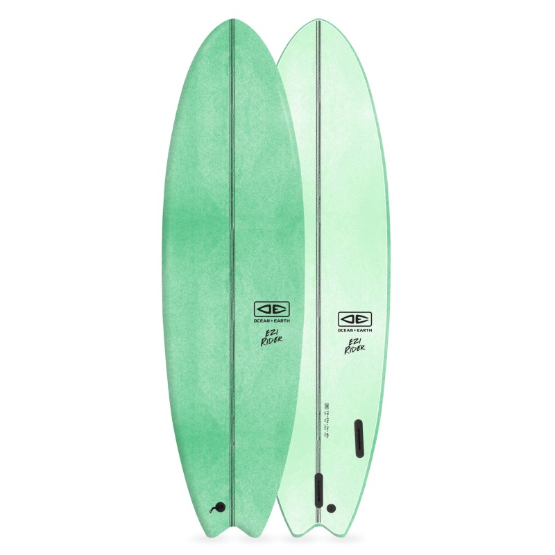 Planche de Surf 7'0 Ocean & Earth Ezi-Rider Spearmint – Softboard Polyvalent pour Tous Niveaux