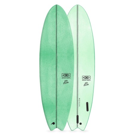 Planche de Surf 7'0 Ocean & Earth Ezi-Rider Spearmint – Softboard Polyvalent pour Tous Niveaux