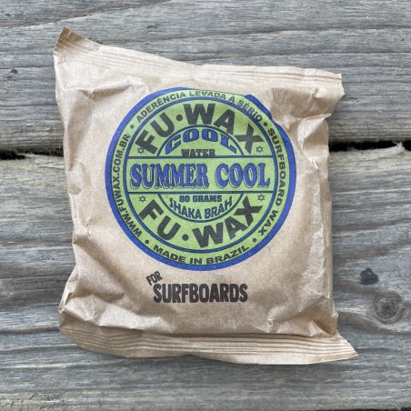 Wax Surf Fu-Wax Summer Cool 17°C-21°C – Adhérence Ultime Made in Brazil