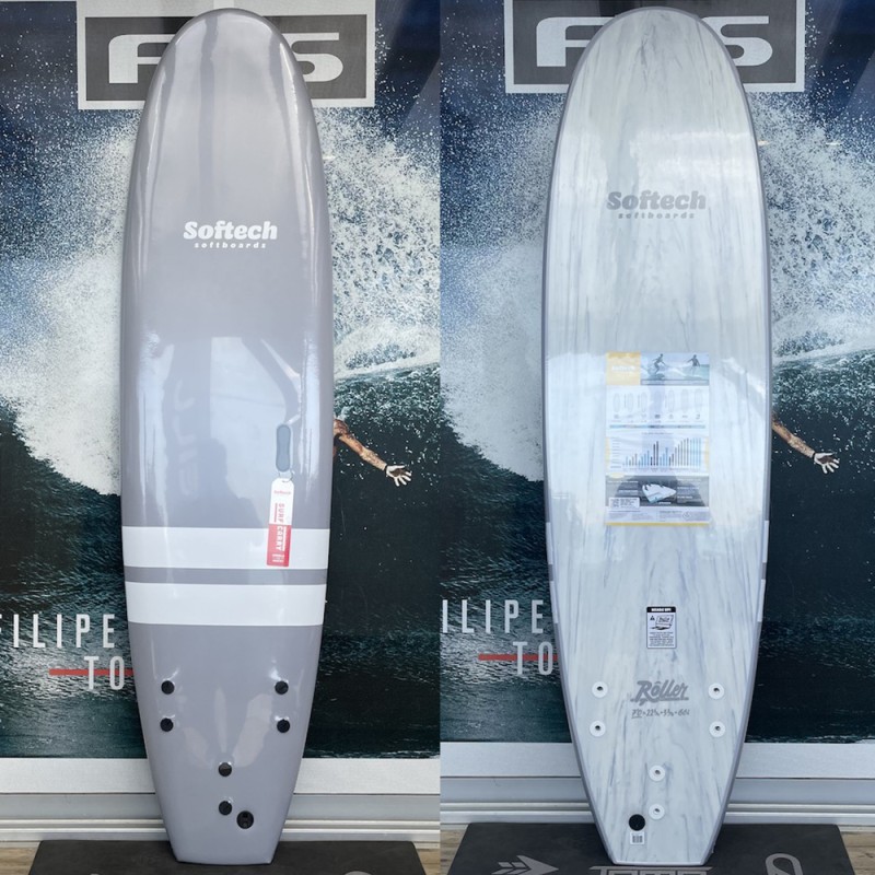 Planche de Surf 7'0" Softech Roller Grey – Softboard Stable & Facile pour Débutants
