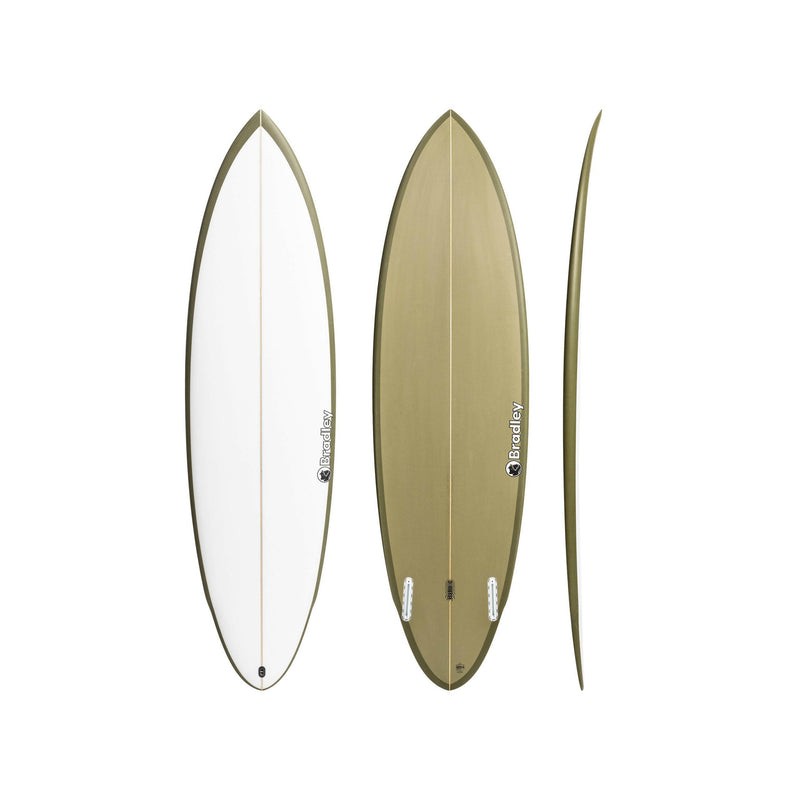 Précommande Planche de Surf Bradley Hossego2 6'10 Twin Fin – Polyvalente et Performante pour Vagues Moyennes