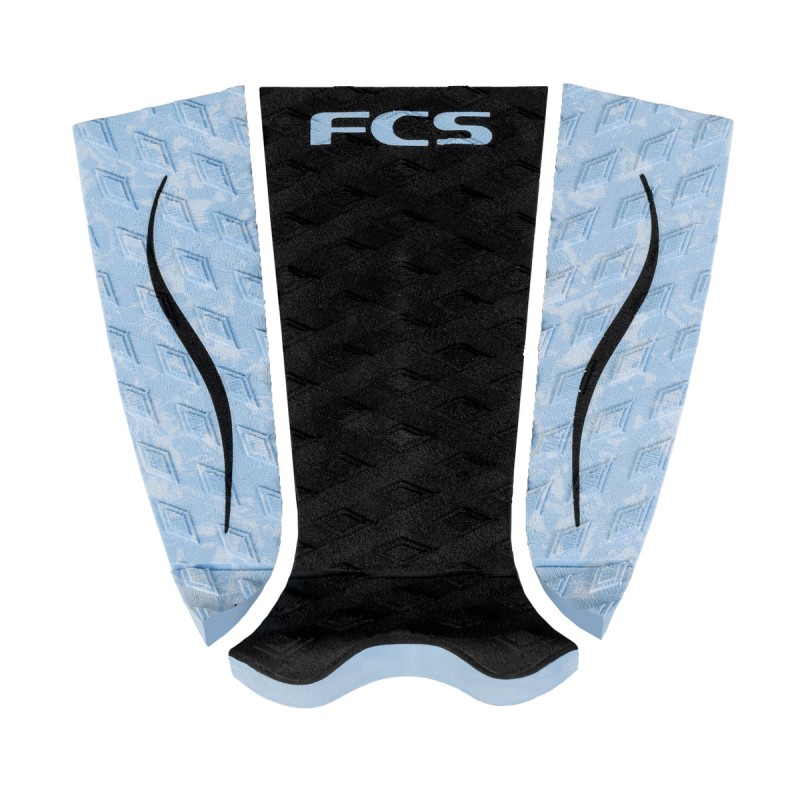 Pad de Surf FCS Moore Black/Blue – Traction optimale conçue pour Carissa Moore