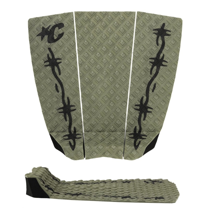 Pad de surf Creatures Jack Freestone Lite Ecopure – Dark Army / Black Barbed Wire