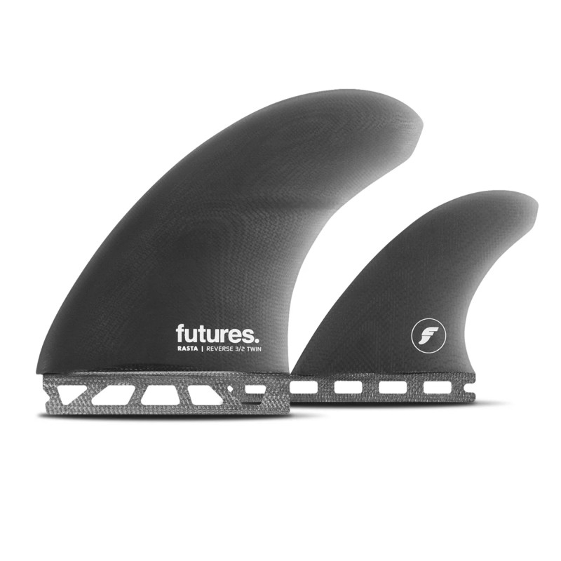 Dérives de surf Futures Fins Rasta Reverse 3/2 Twin+1