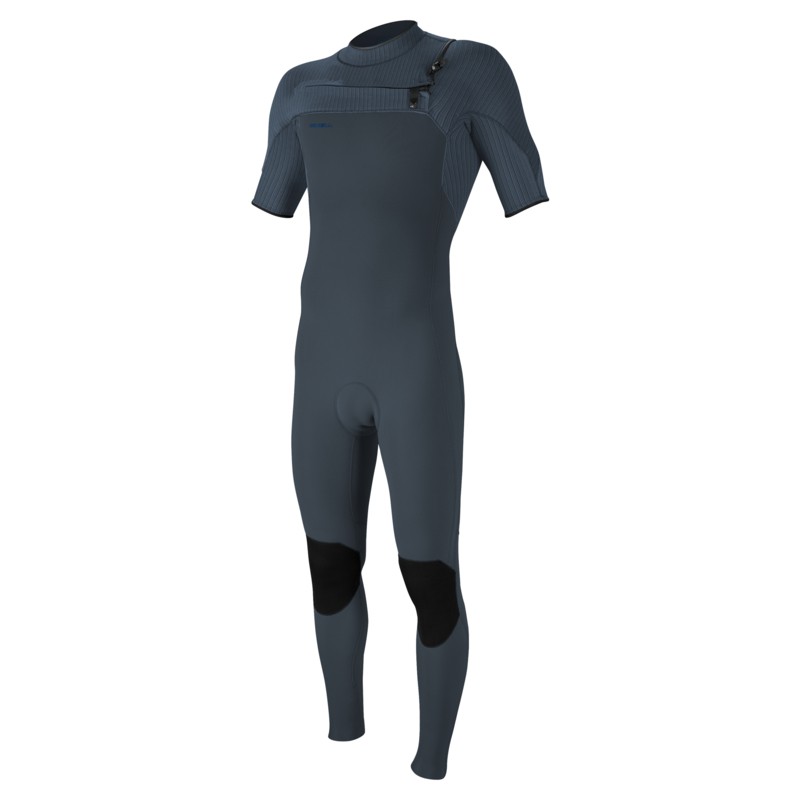 Combinaison surf Oneill Hyperfreak 2mm chest zip S/S - Bleu