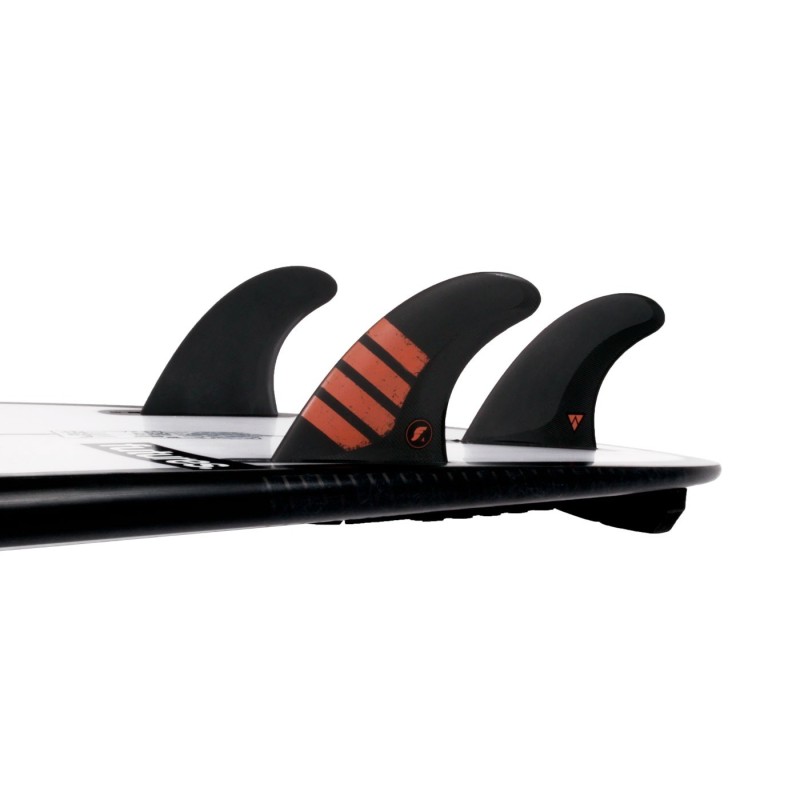 futures fins f4 alpha thruster series s carbon red