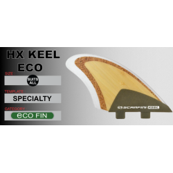 dérives surf twin fin hx keel eco scarfini